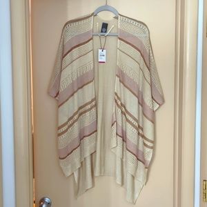 Vince Camuto Knit Shawl Blush Neutral One Size